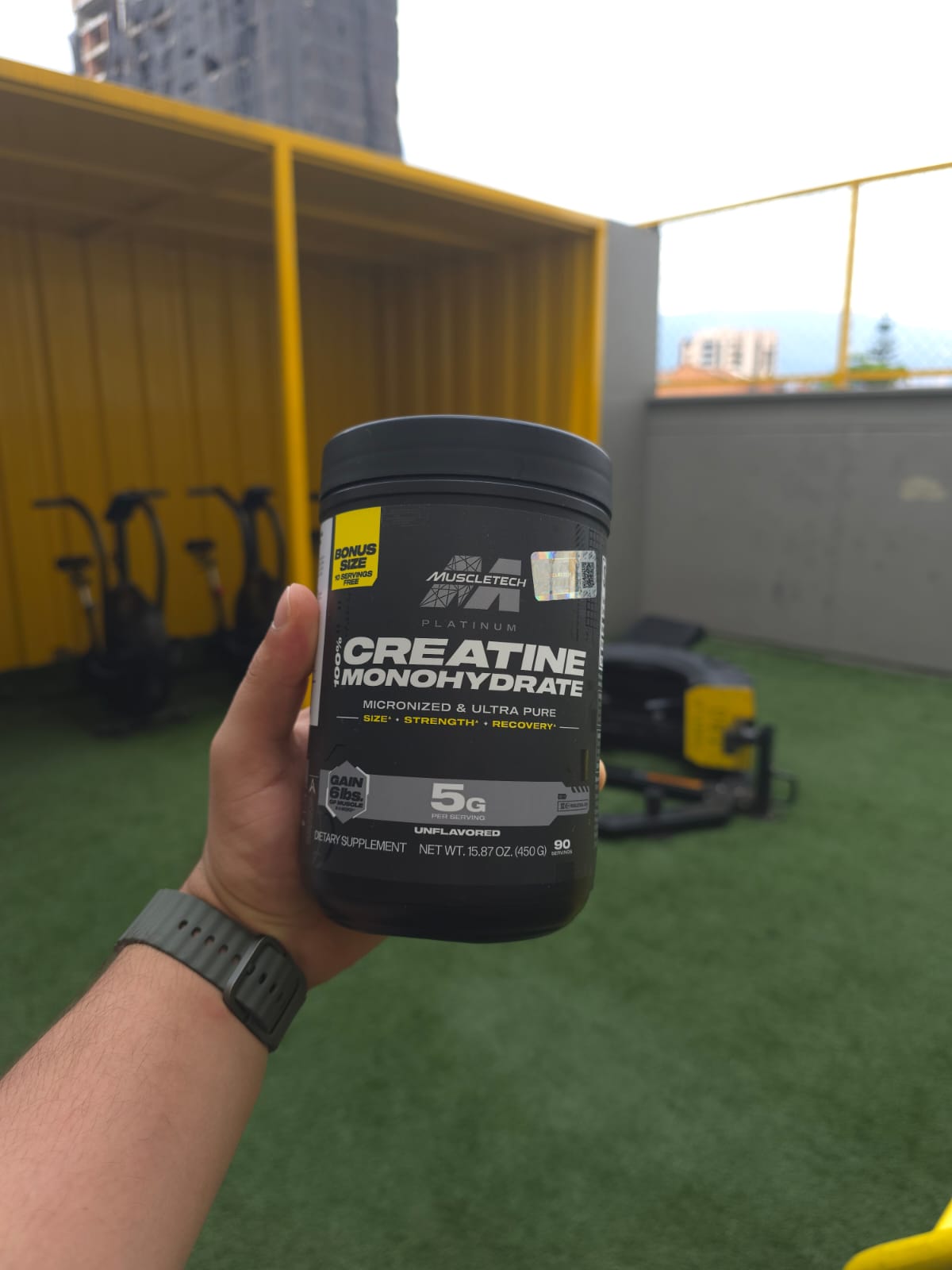 Creatina Monohidratada 100% – MuscleTech Platinum