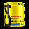 C4 Ripped Pre-Workout - Fondo Negro