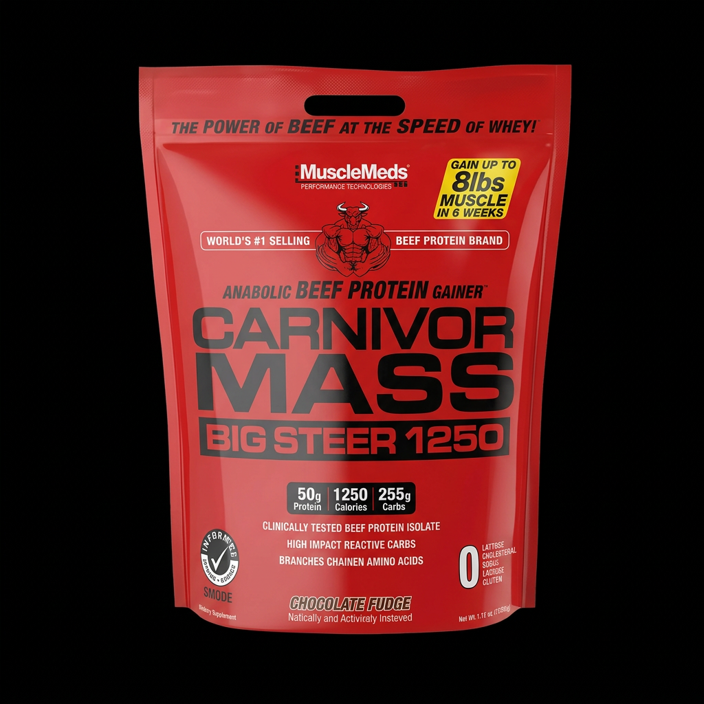 Carnivor Mass Big Steer 1250 - Fondo Negro
