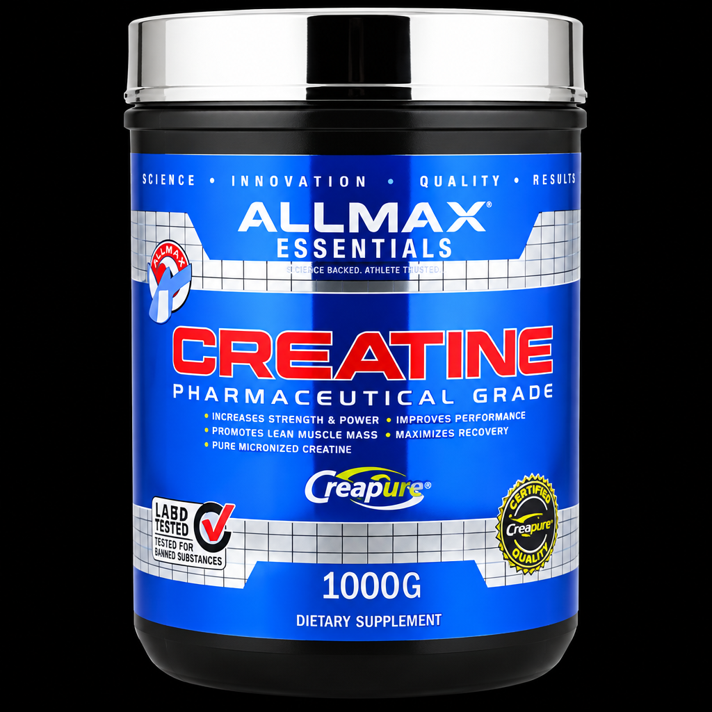 Creatine Allmax 1000g - Fondo Negro