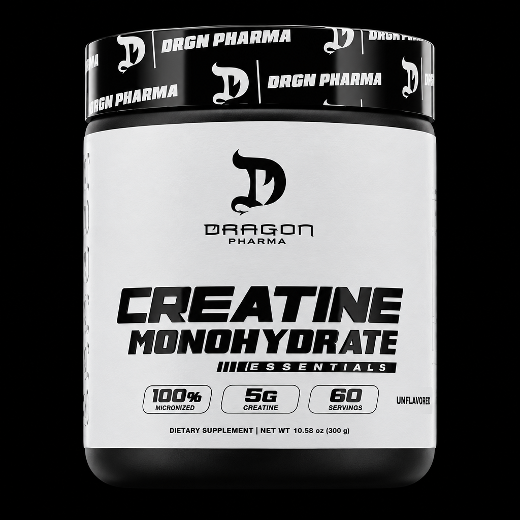 Creatine Monohydrate 60 servicios - Fondo Negro