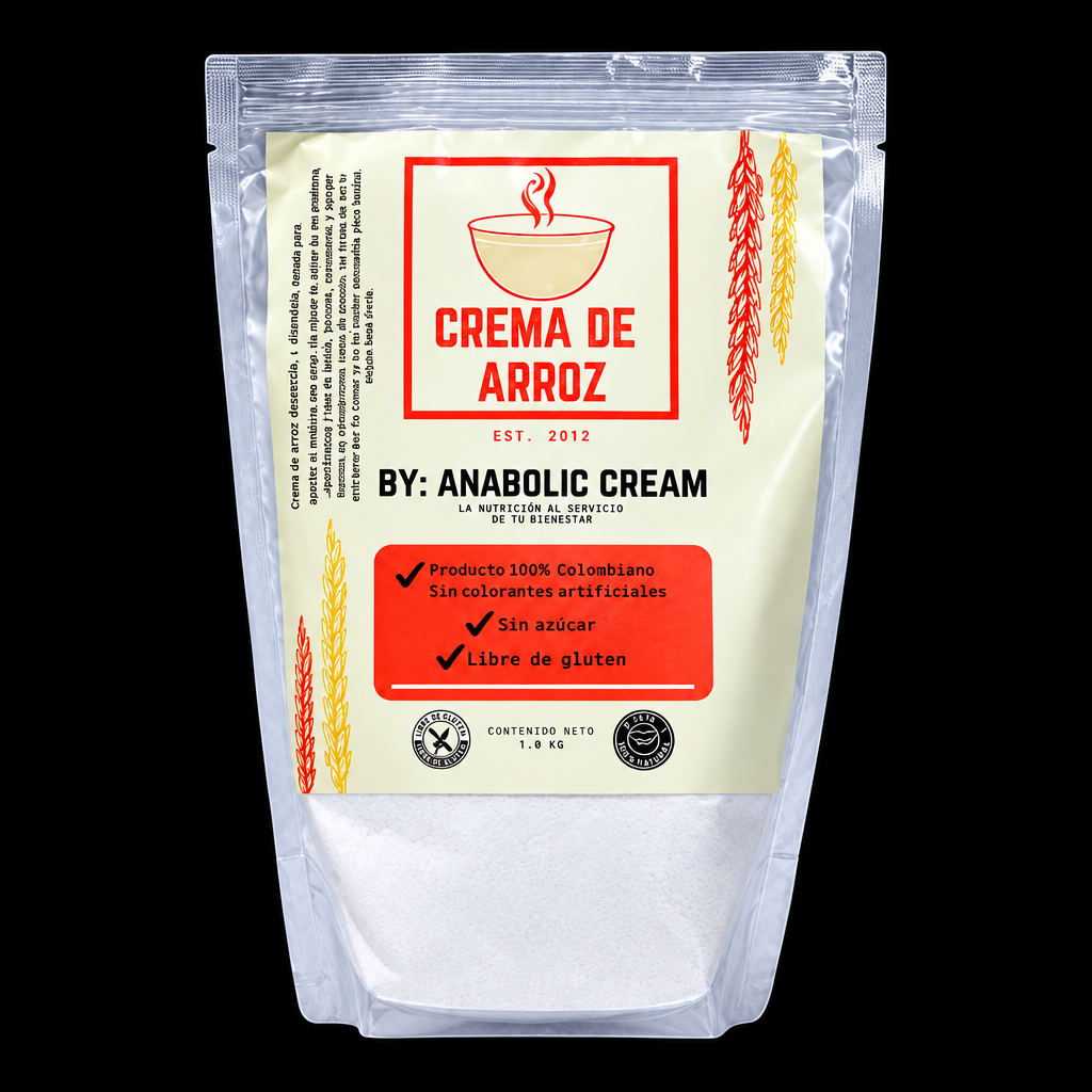 Crema de Arroz - Fondo Negro