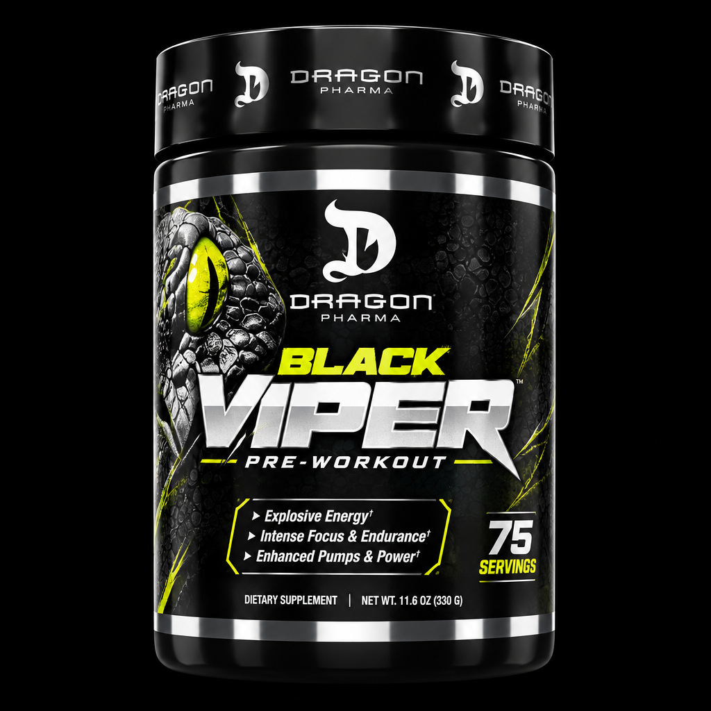 Dragon Pharma Black Viper - Fondo Negro