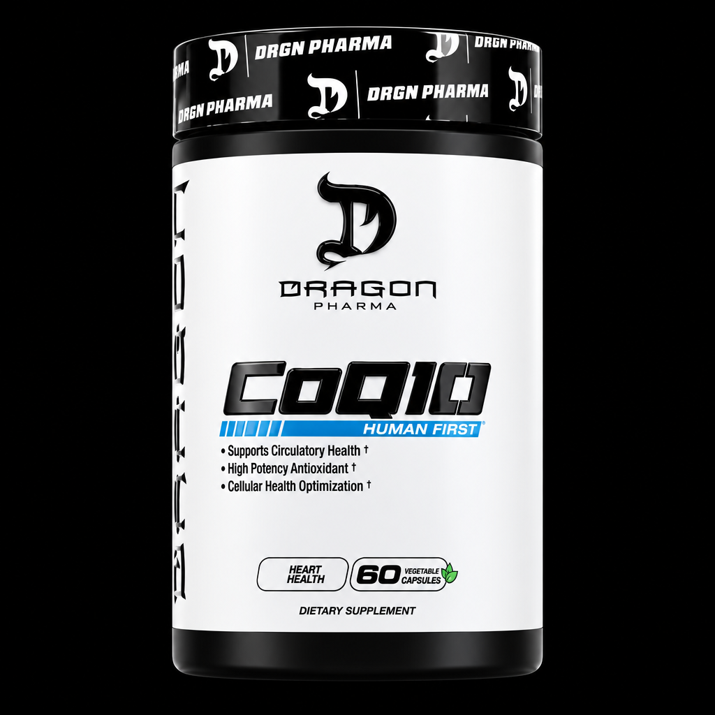 Dragon Pharma CoQ10 - Fondo Negro