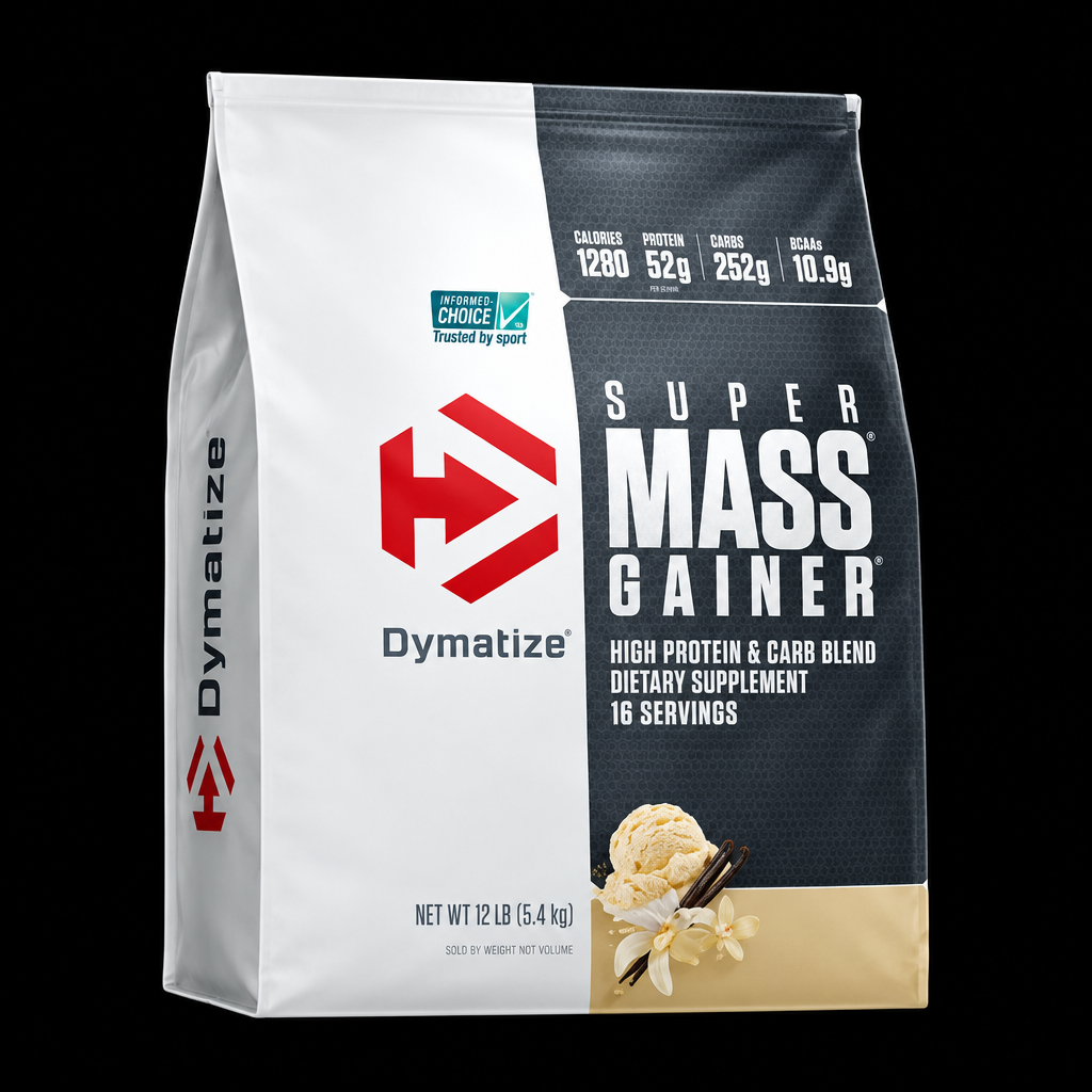 Dymatize Super Mass Gainer - Fondo Negro