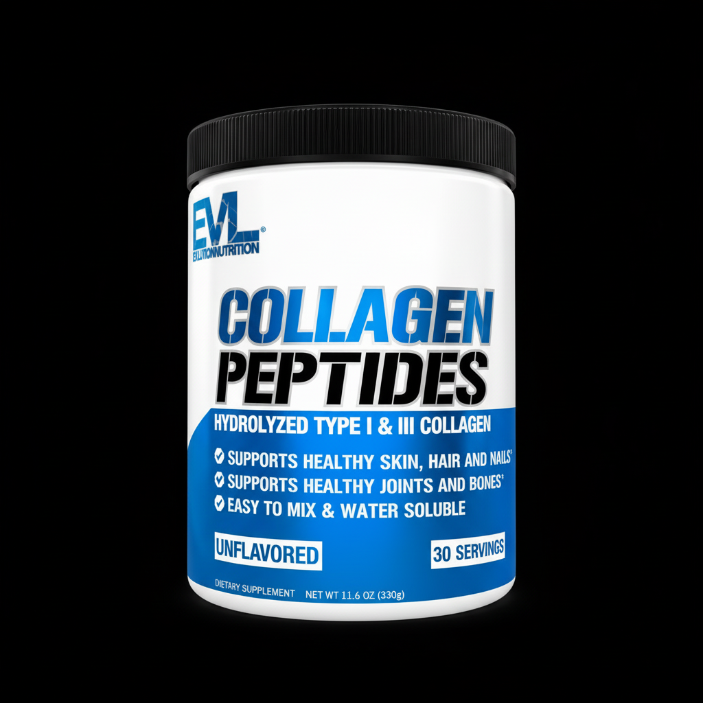 EVL Collagen Peptides fondo negro