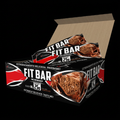 Fit Bar Whey Protein Isolate Chocolate - Fondo Negro