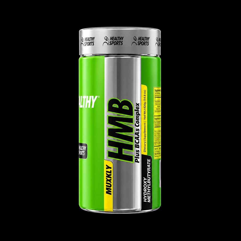Healthy Sports HMB Plus BCAAs - Fondo Negro