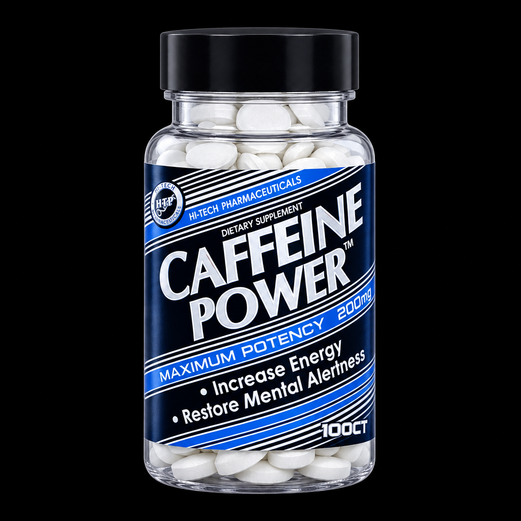 Hi-Tech Caffeine Power - Fondo Negro