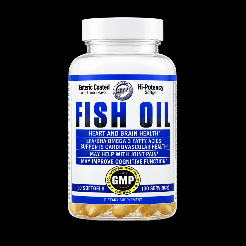 Hi-Tech Fish Oil - Fondo Negro
