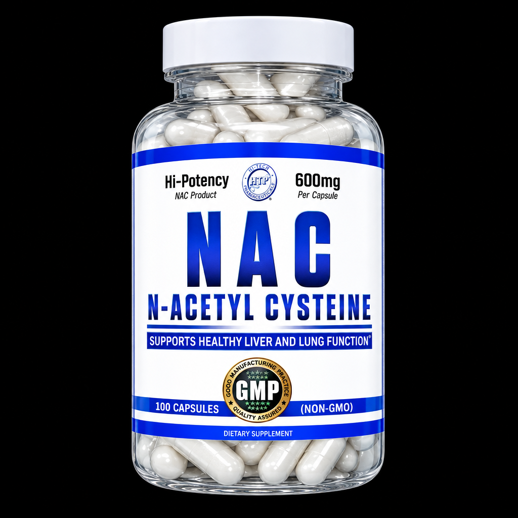 Hi-Tech NAC N-Acetyl Cysteine - Fondo Negro