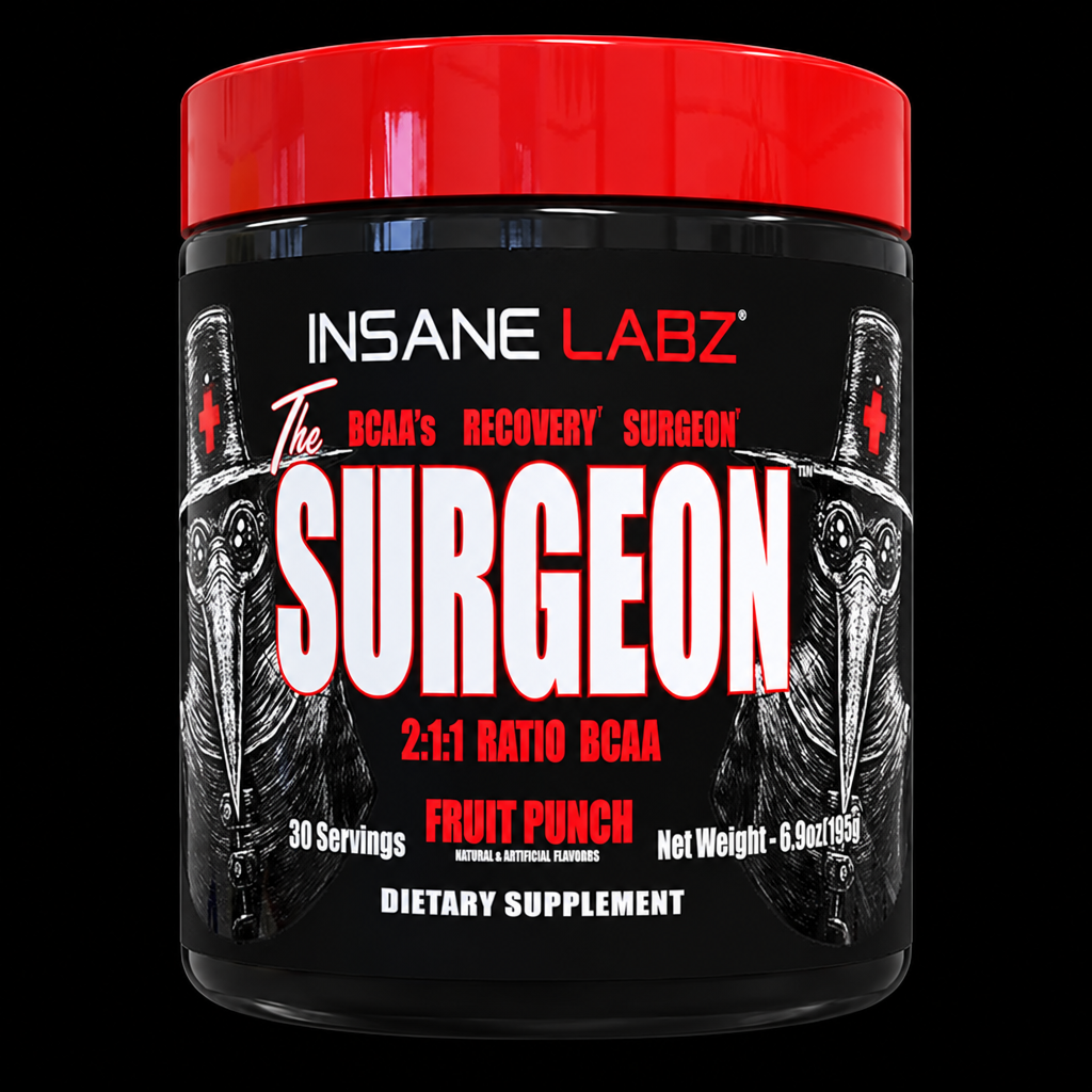 Insane Labz The Surgeon BCAA - Fondo Negro