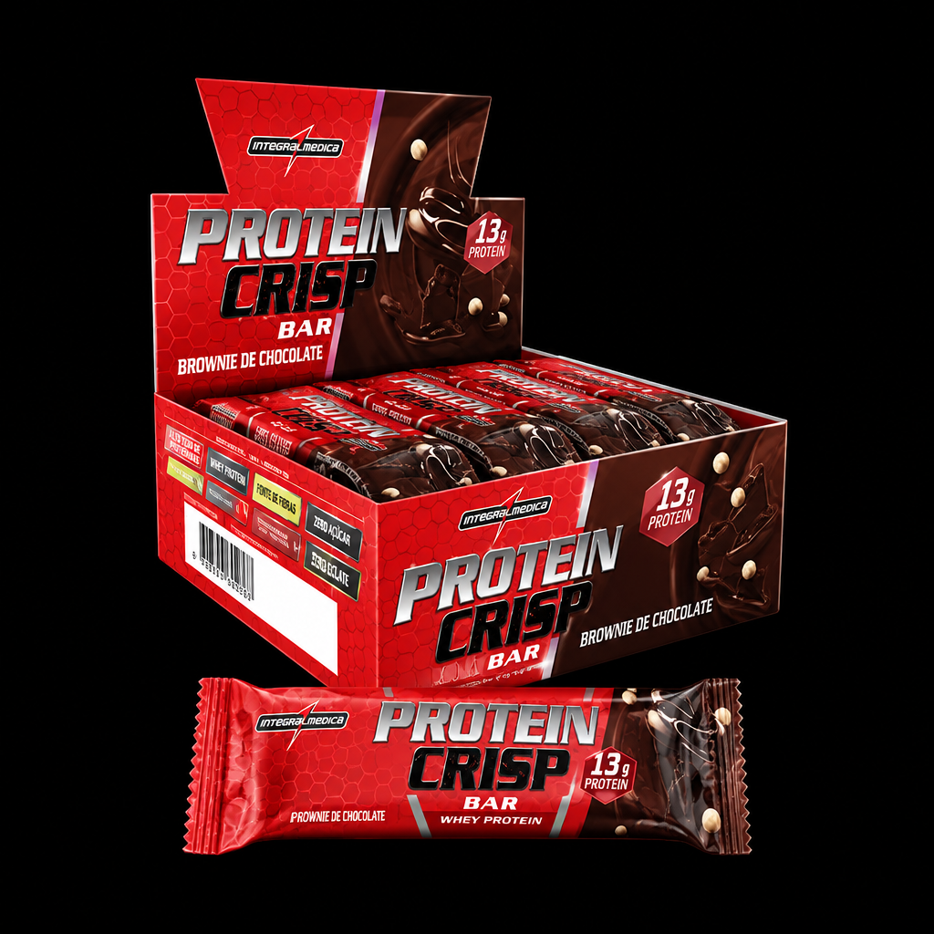 Integralmedica Protein Crisp Bar - Fondo Negro
