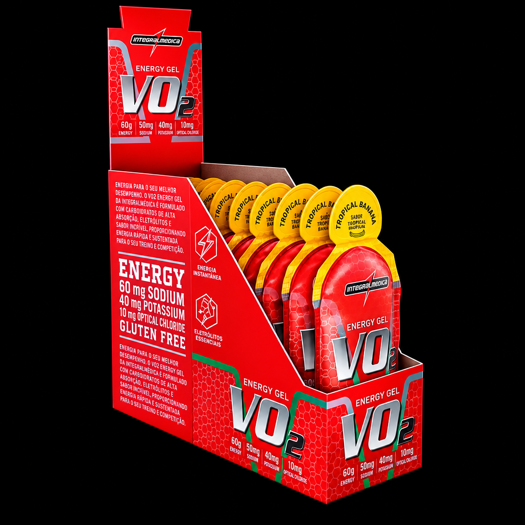 Integralmedica VO2 Energy Gel - Fondo Negro