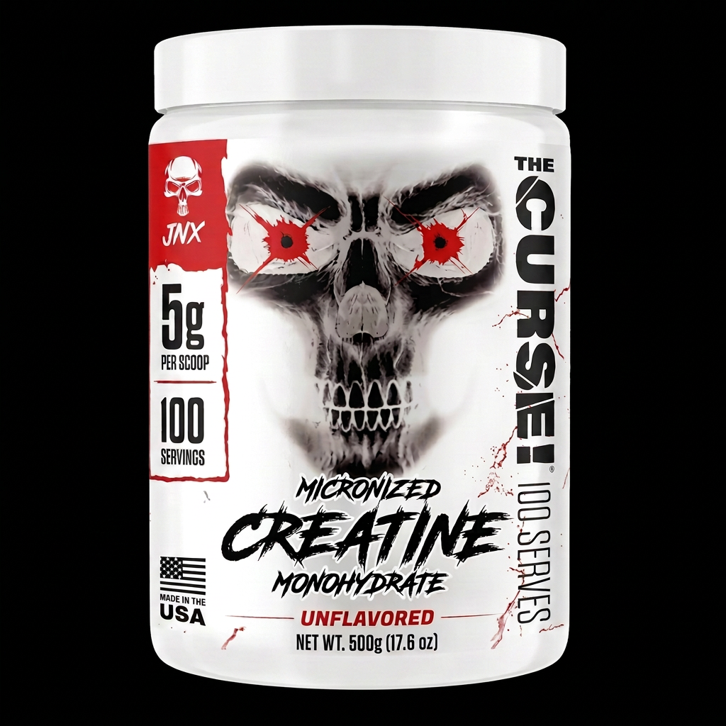 JNX The Curse Creatine 100 serves - Fondo Negro v3