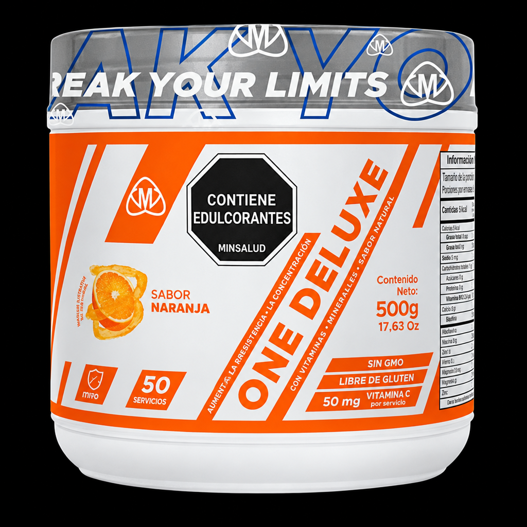 Makyo One Deluxe Naranja - Fondo Negro