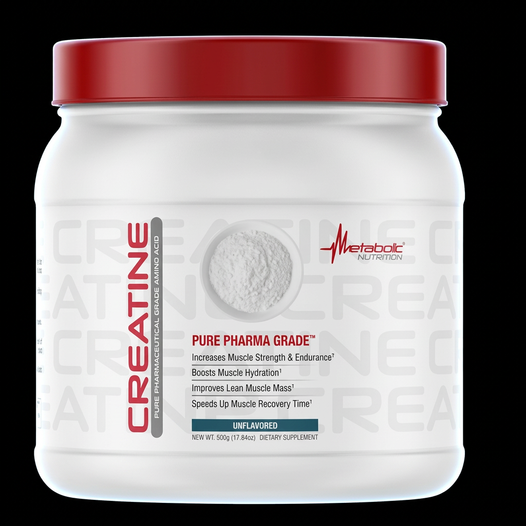 Metabolic Nutrition Creatine 340g - Fondo Negro v2