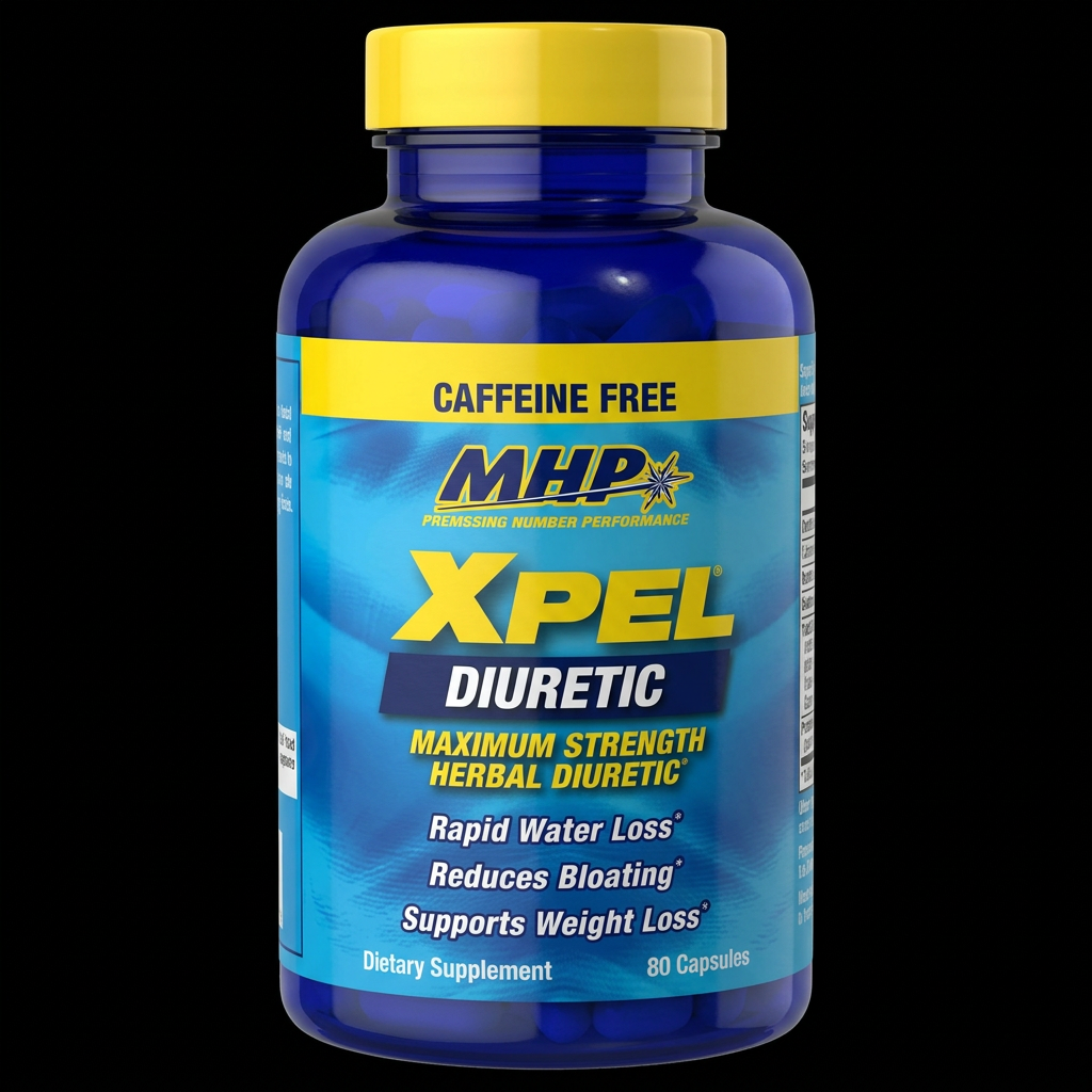 MHP Xpel Diuretic - Fondo Negro