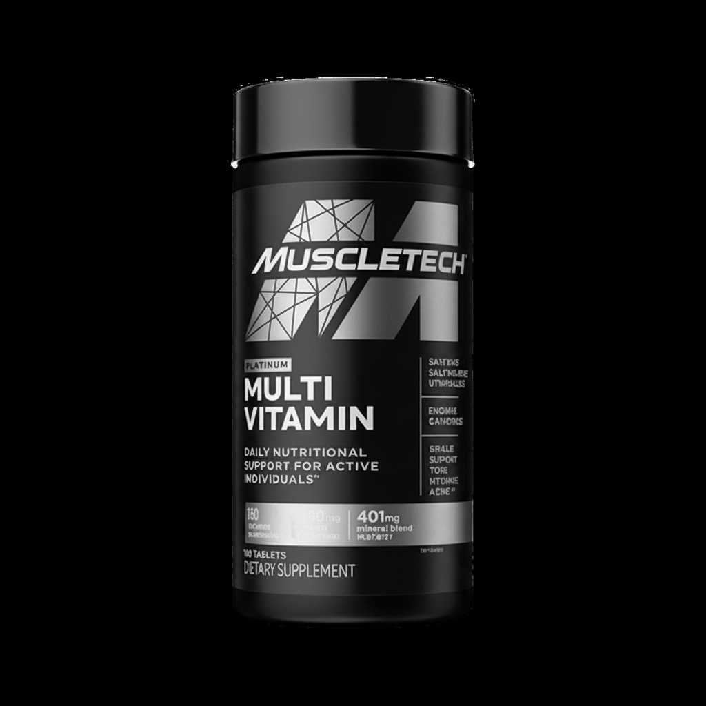 MuscleTech 180 tabs fondo negro