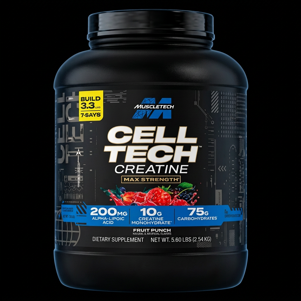 MuscleTech Cell-Tech Creatine - Fondo Negro v2