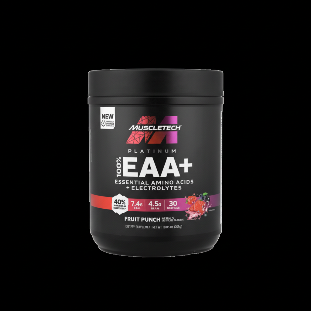 MuscleTech EAA+ fondo negro
