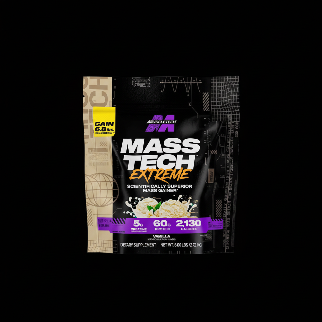 MuscleTech Mass Tech Extreme fondo negro