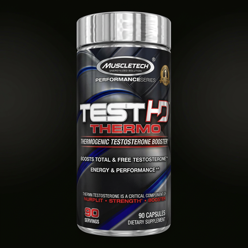 MuscleTech Test HD Thermo - Fondo Negro
