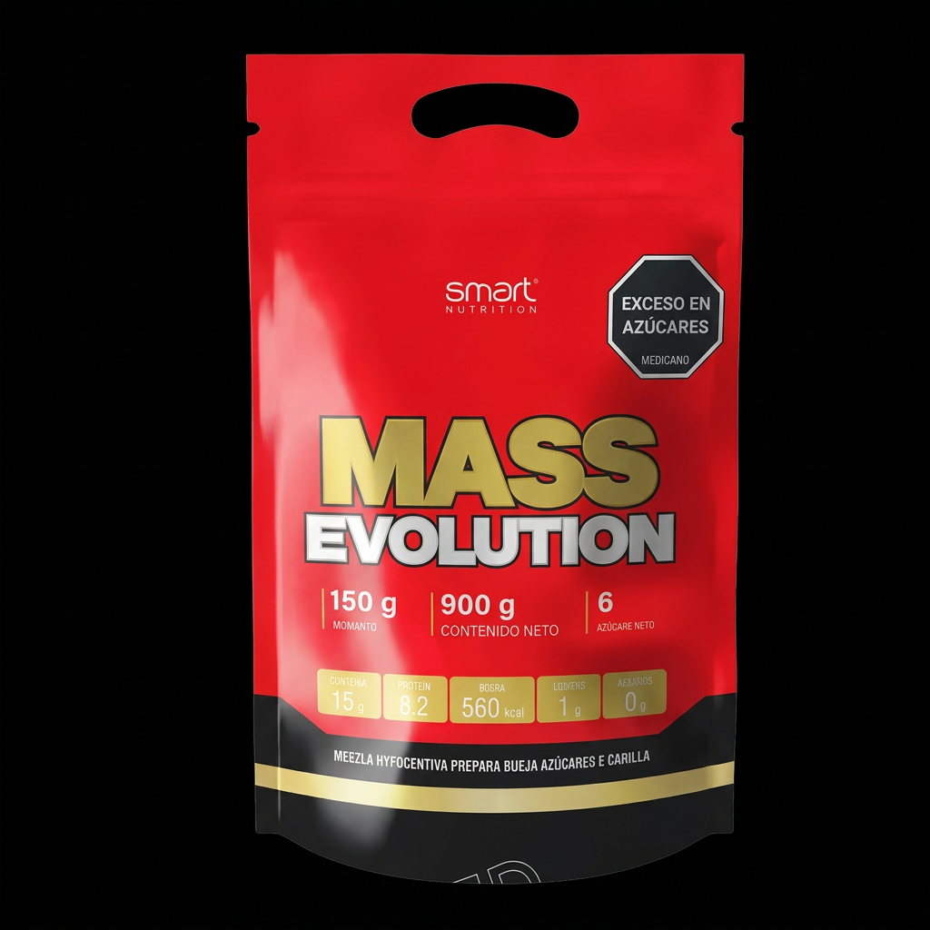 Nuevo intento de la bolsa Mass Evolution con fondo negro