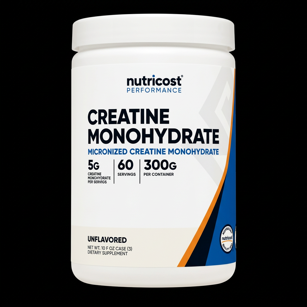 Nutricost Creatine Monohydrate - Fondo Negro v2