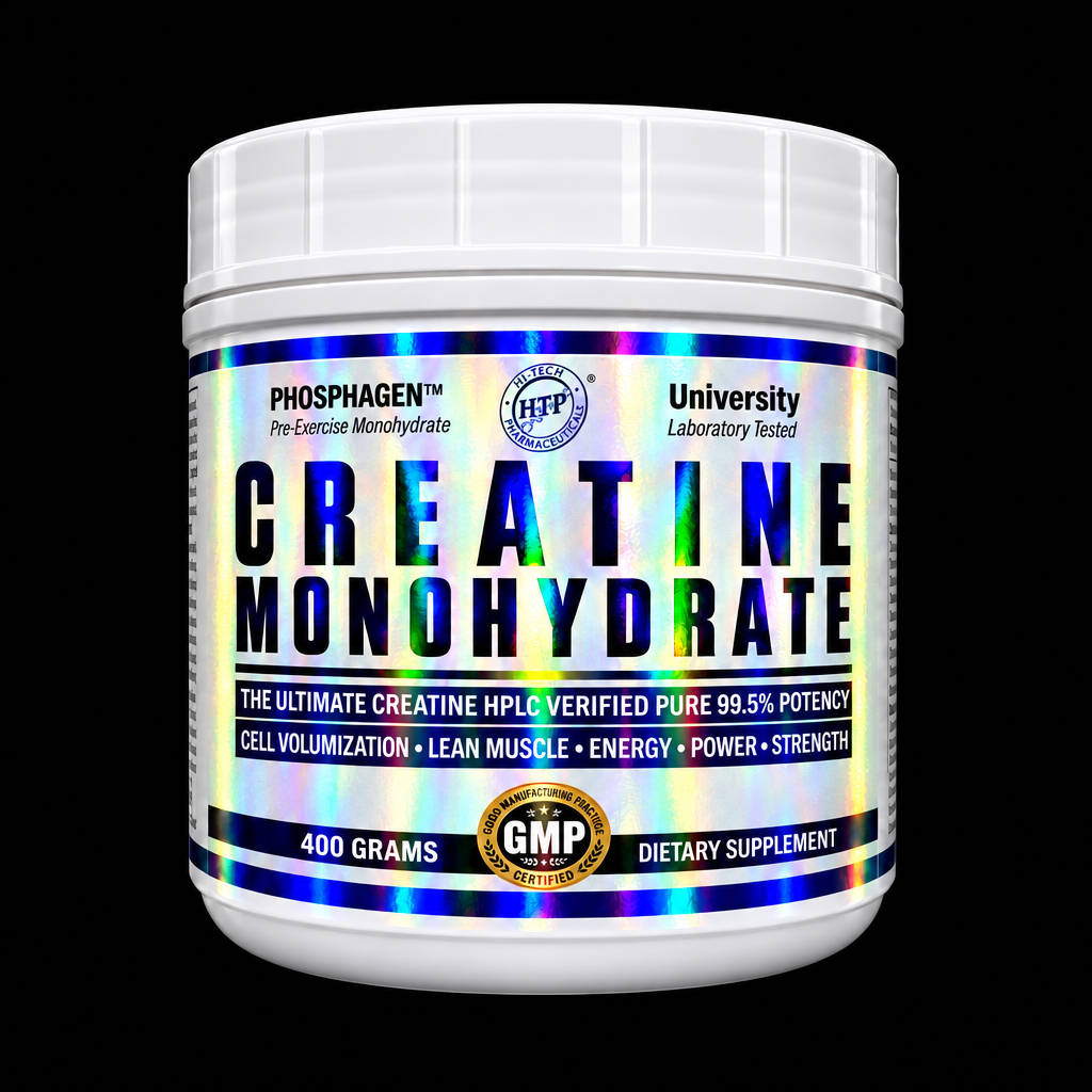 Phosphagen Creatine Holográfica 80 servicios - Fondo Negro