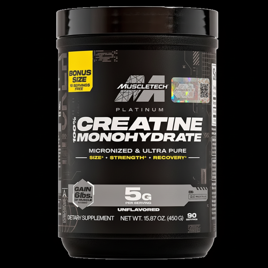 Platinum Creatine 90 serv fondo negro
