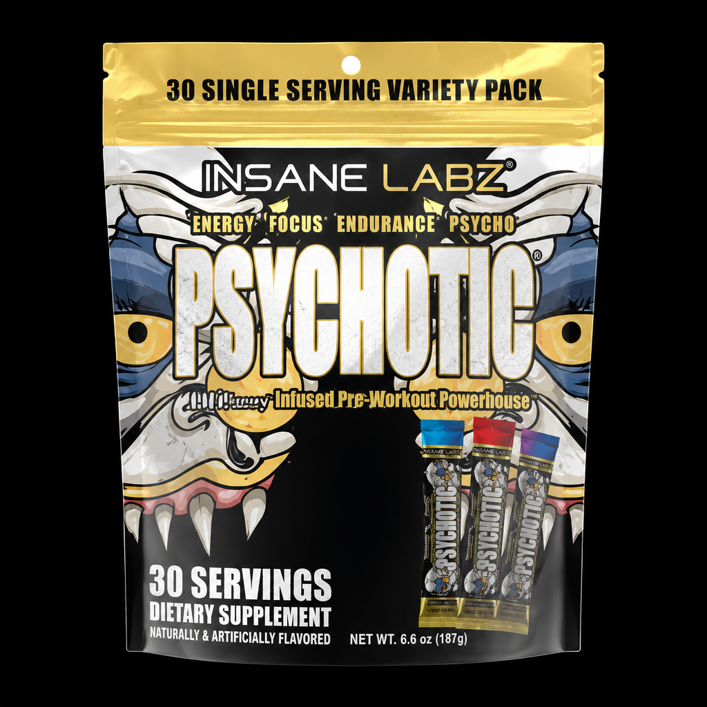 Psychotic Insane Labz Amarillo - Fondo Negro