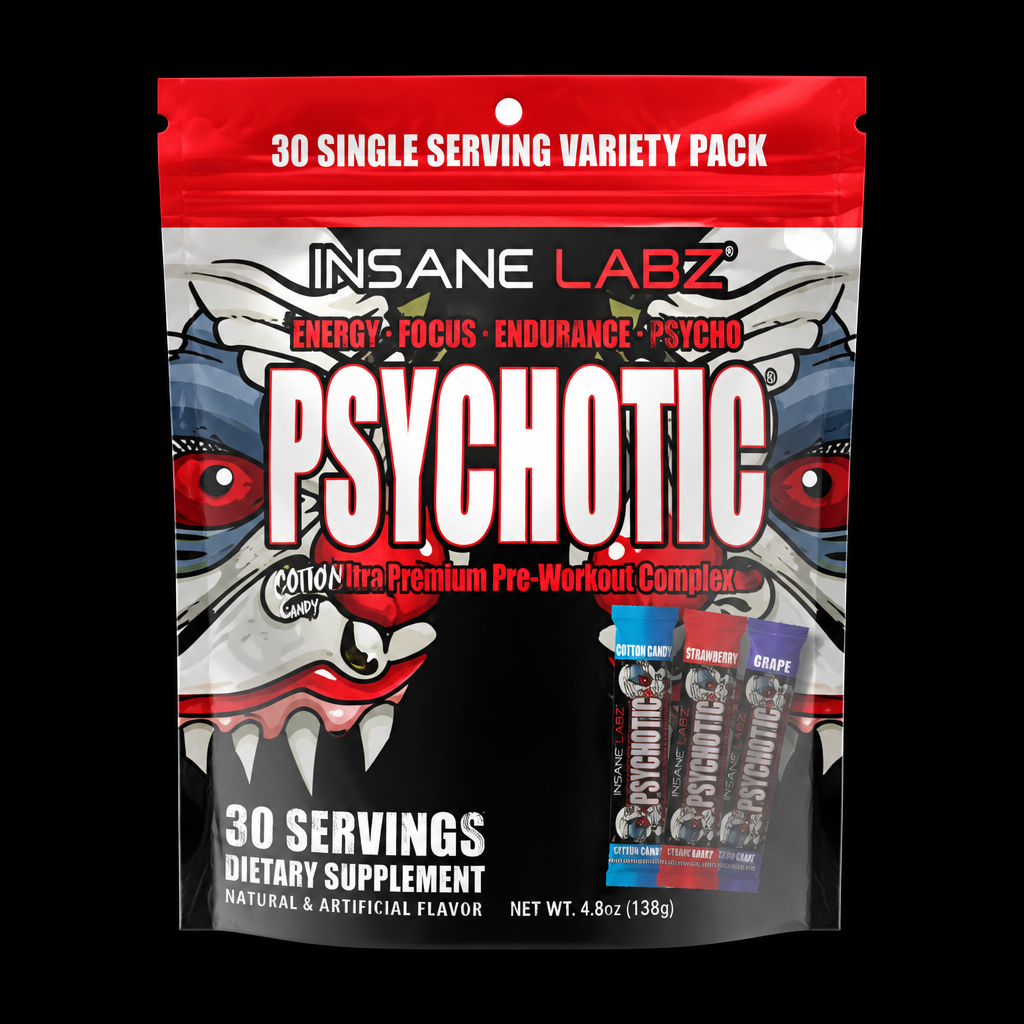 Psychotic Insane Labz Rojo - Fondo Negro