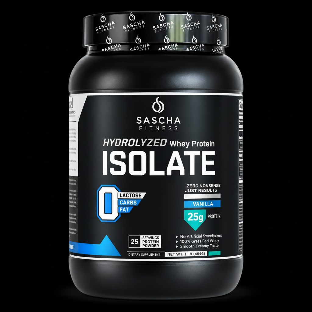Sascha Fitness Isolate fondo negro