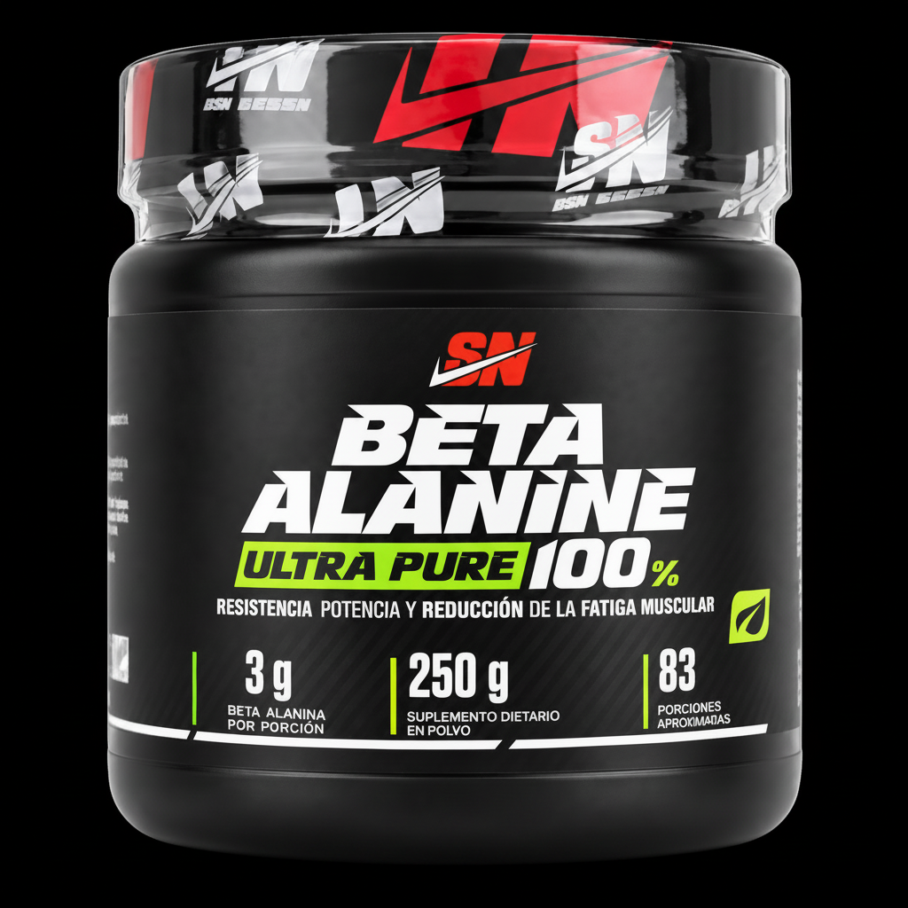 SN Beta Alanine Ultra Pure fondo negro