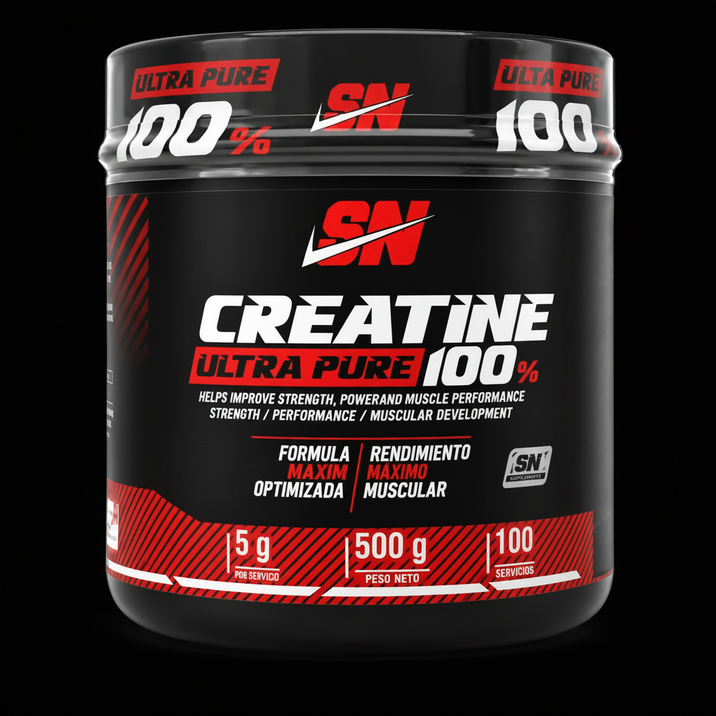 SN Creatine Ultra Pure fondo negro