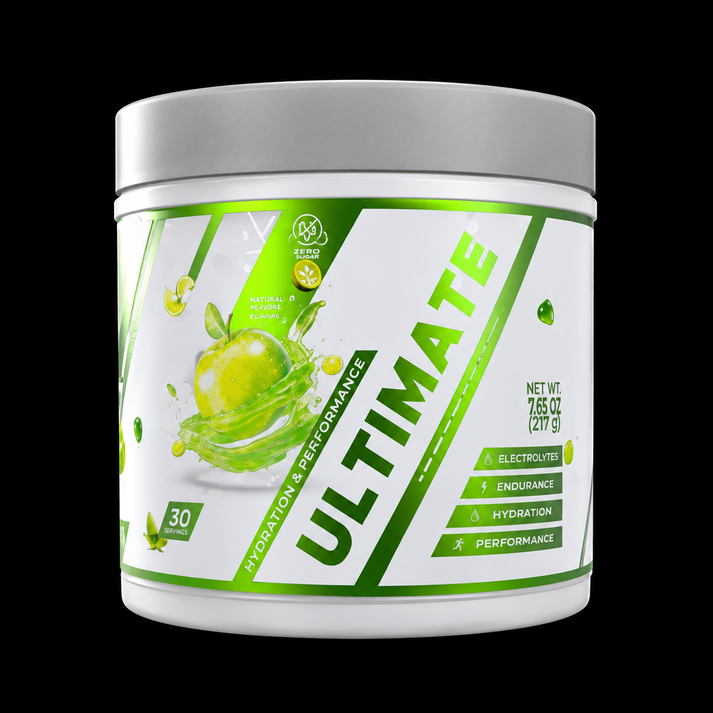 Ultimate Pre-Workout - Fondo Negro